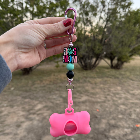 Dog Mom Doggy Bag Holder