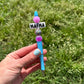 Checkered Floral Mama Beaded Pen