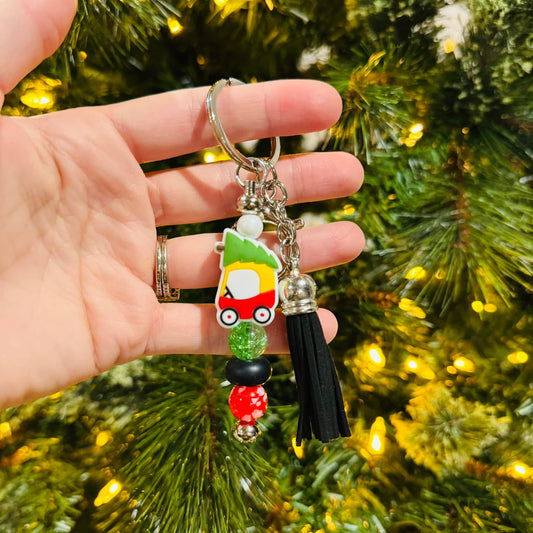 Christmas Car Keychain