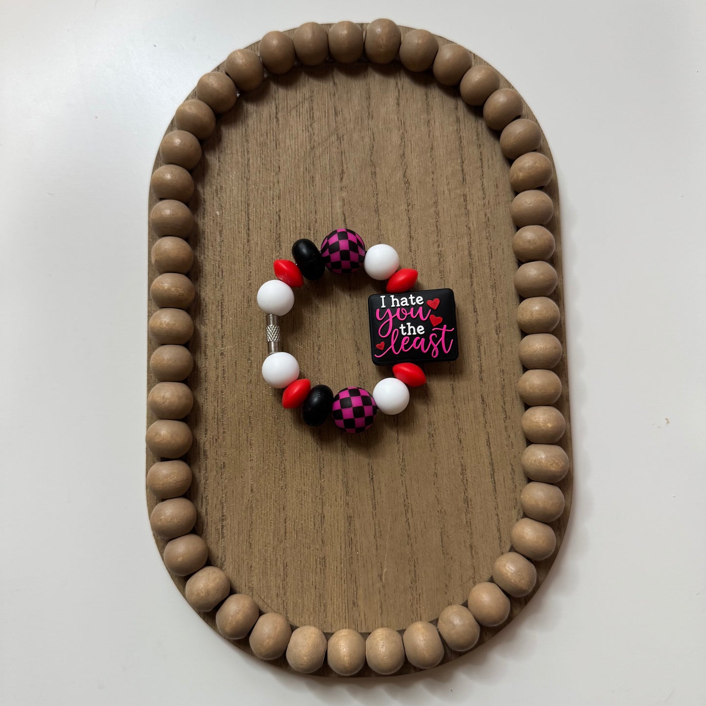 I Hate You the Least Cup/Bag Charm