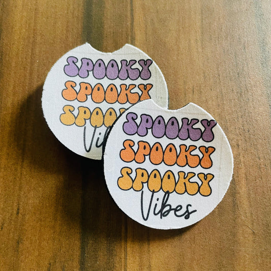 Spooky Vibes - Car Coasters
