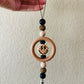 Checkered Smiley Car Charm