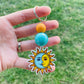 Sun & Moon - Beaded Keychain