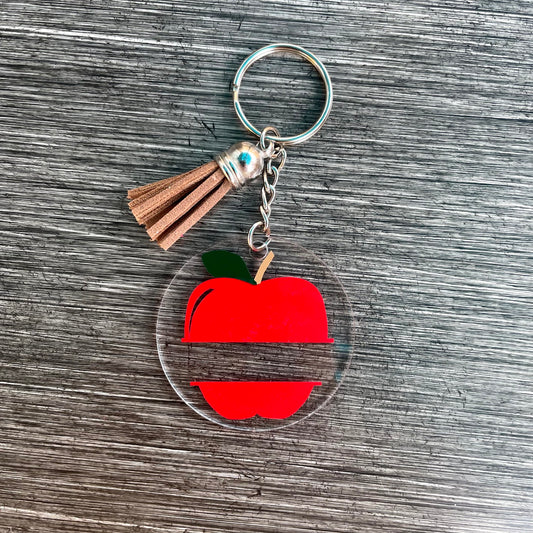 Apple Monogram - Keychain