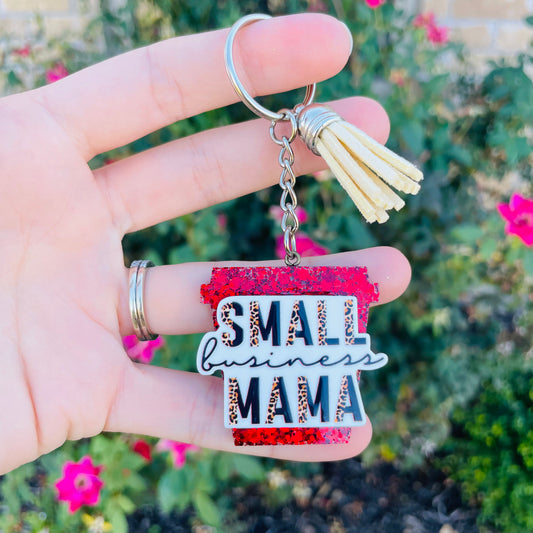 Small Business Mama - Coffee Keychain