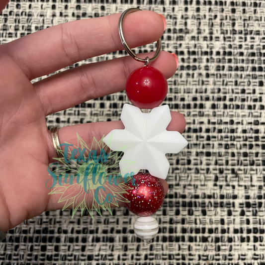 Snowflake Keychain