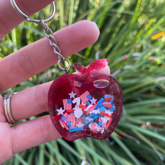 American Apple - Shaker Keychain