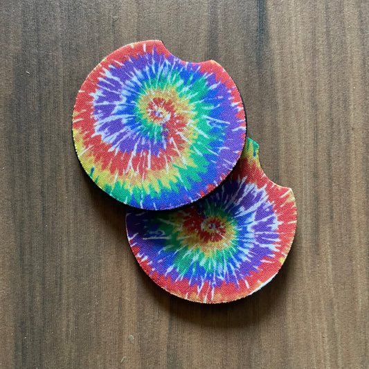 Tie Dye - Car Coasters