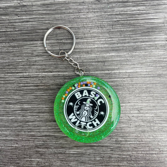 Basic Witch Keychain - Green