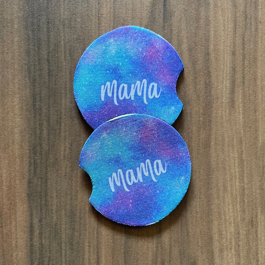 Galaxy Mama - Car Coasters
