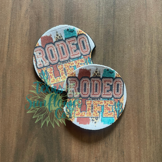 Rodeo Life - Car Coasters